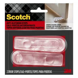 Scotch 2ct Clear Door stops