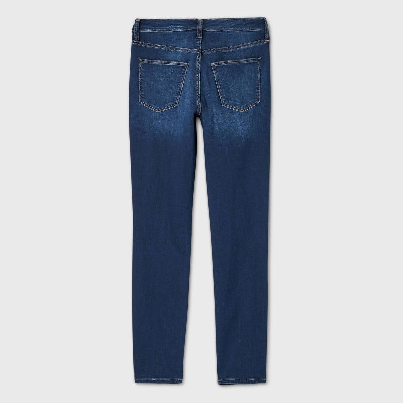 slide 6 of 8, Women's Mid-Rise Skinny Jeans - Universal Thread Blue 14, 1 ct