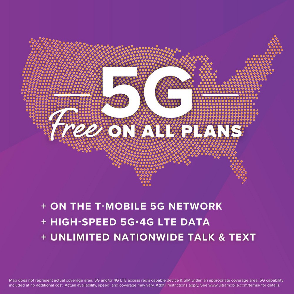 slide 6 of 7, Ultra Mobile Ultra SIM Unlocked Kit 1-Month 2GB Card, 1 ct