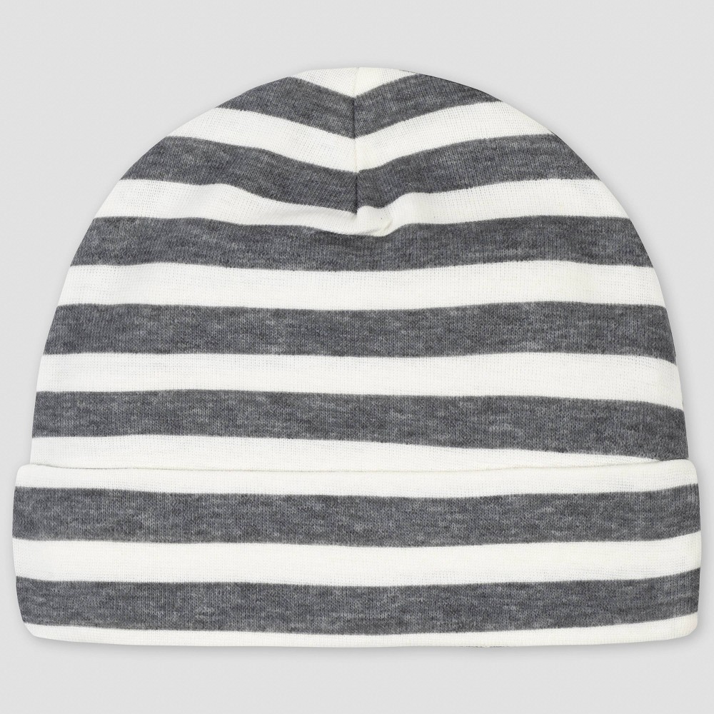 slide 3 of 6, Gerber Baby Boys' 5pk Bear Caps - Gray 0-6M, 5 ct