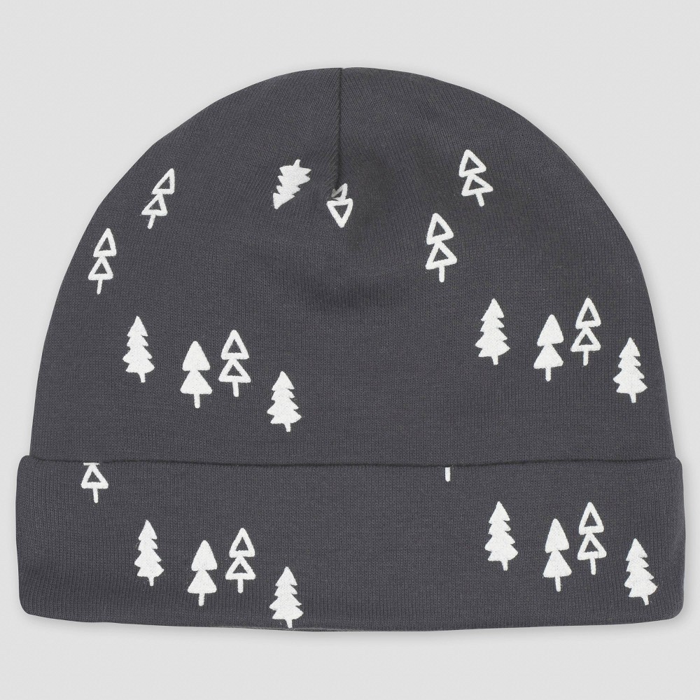 slide 6 of 6, Gerber Baby Boys' 5pk Bear Caps - Gray 0-6M, 5 ct