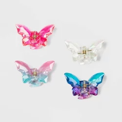 Girls' 4pk Butterfly Hair Clips - Cat & Jack