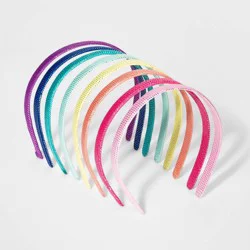 Girls&#x27; 8pk Woven Tinsel Headband - Cat &amp; Jack™: Hair Styling Accessories, All Hair Types