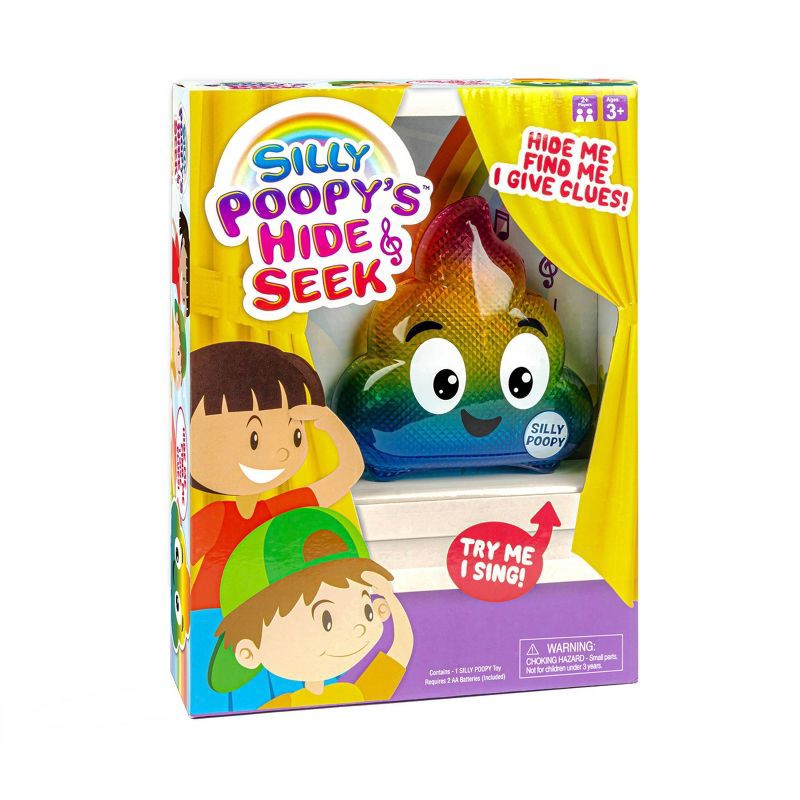 slide 1 of 9, What Do You Meme? Silly Poopy's Hide & Seek: Baby Musical Toy for Problem Solving, Plastic, 1 ct