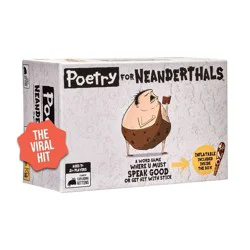 Poetry for Neanderthals Game by Exploding Kittens: Problem Solving, 15 Min Play, Cards, Game Board, Sand Timer