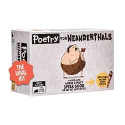 Poetry for Neanderthals Game by Exploding Kittens: Problem Solving, 15 Min Play, Cards, Game Board, Sand Timer