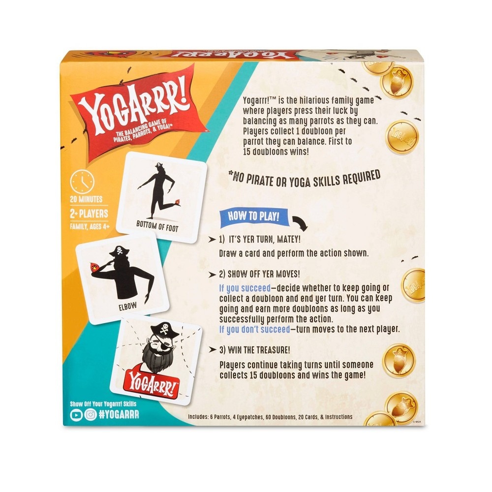 slide 5 of 6, MGA Entertainment Yogarrr! Family Pirate Yoga Party Board Game, 1 ct