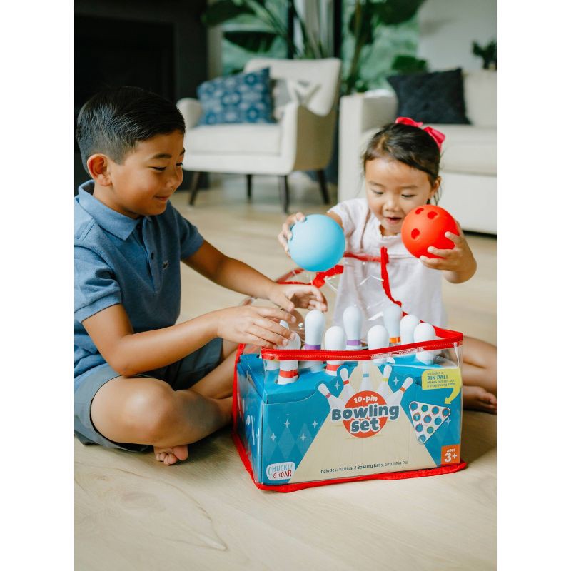 slide 2 of 7, Chuckle & Roar 10 Pin Kids Bowling Set, 1 ct