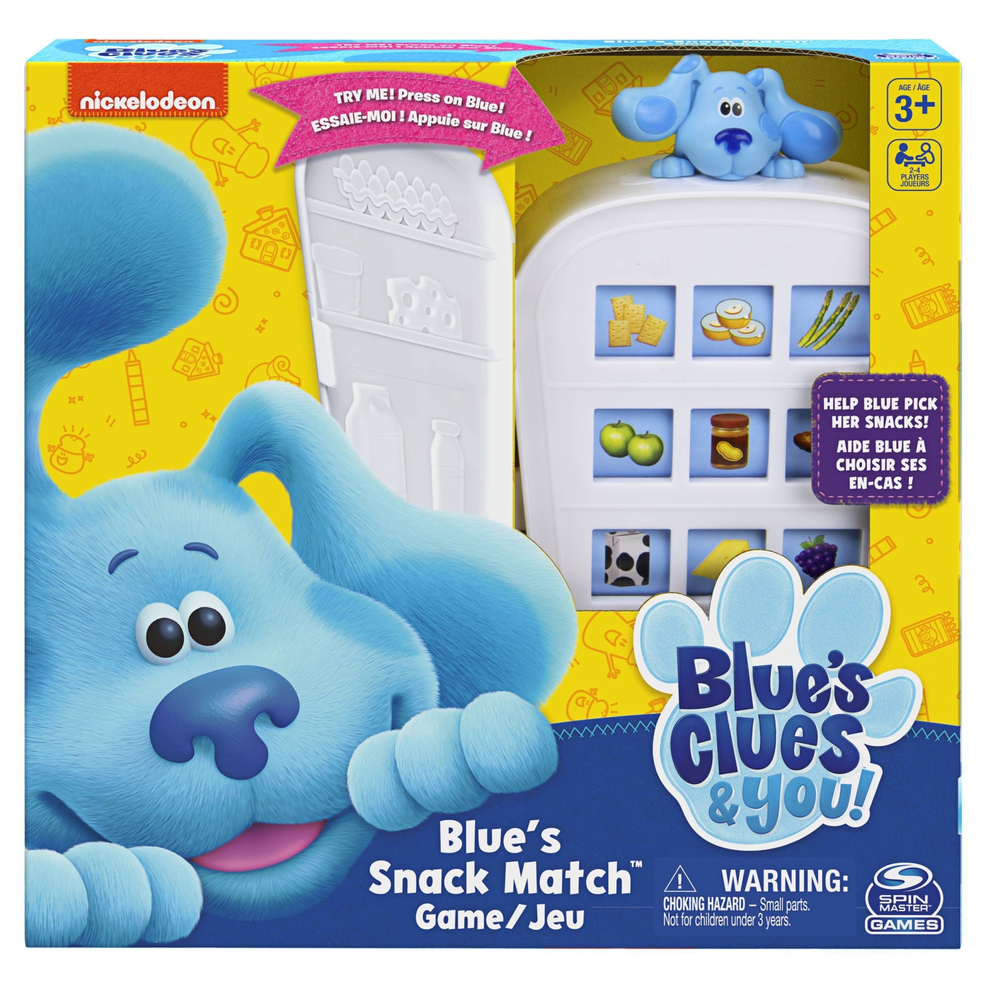 slide 1 of 8, Nickelodeon Blues Clues Snack Match Game, 1 ct