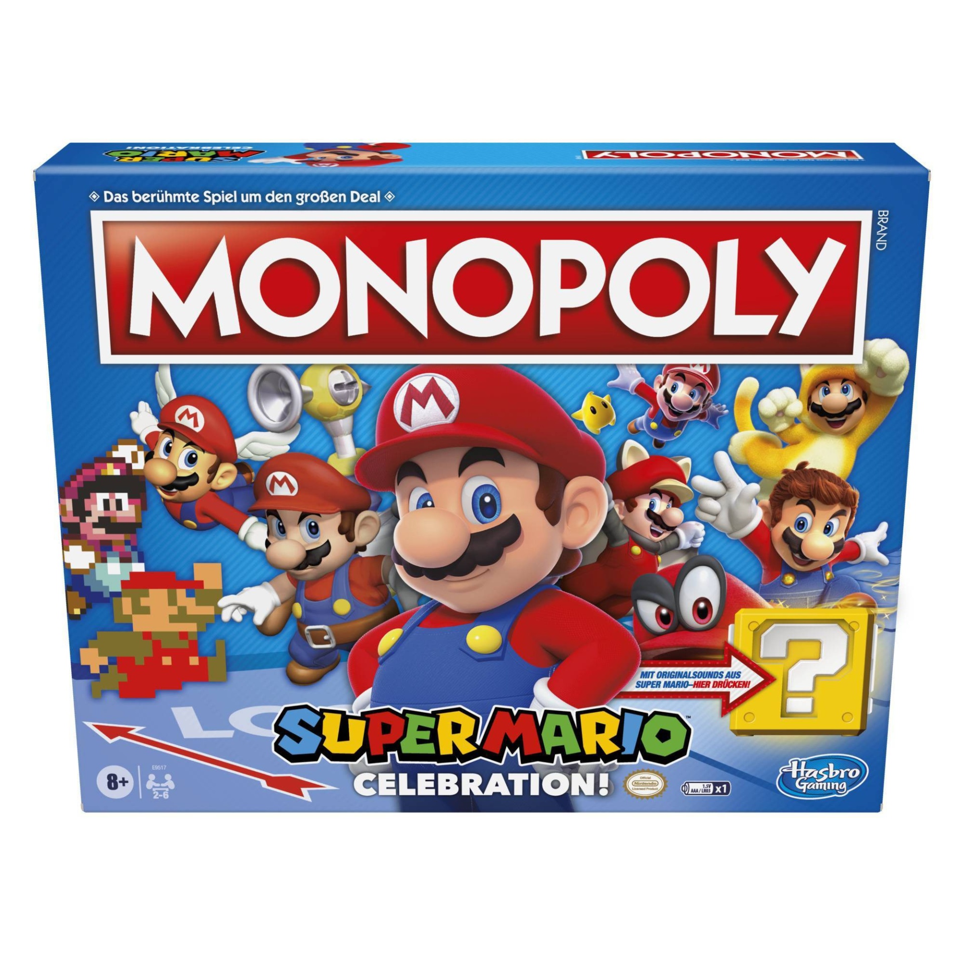 slide 1 of 14, Monopoly Super Mario Celebration Edition Board Game, 1 ct