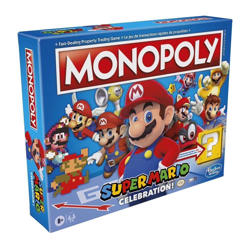 slide 3 of 14, Monopoly Super Mario Celebration Edition Board Game, 1 ct