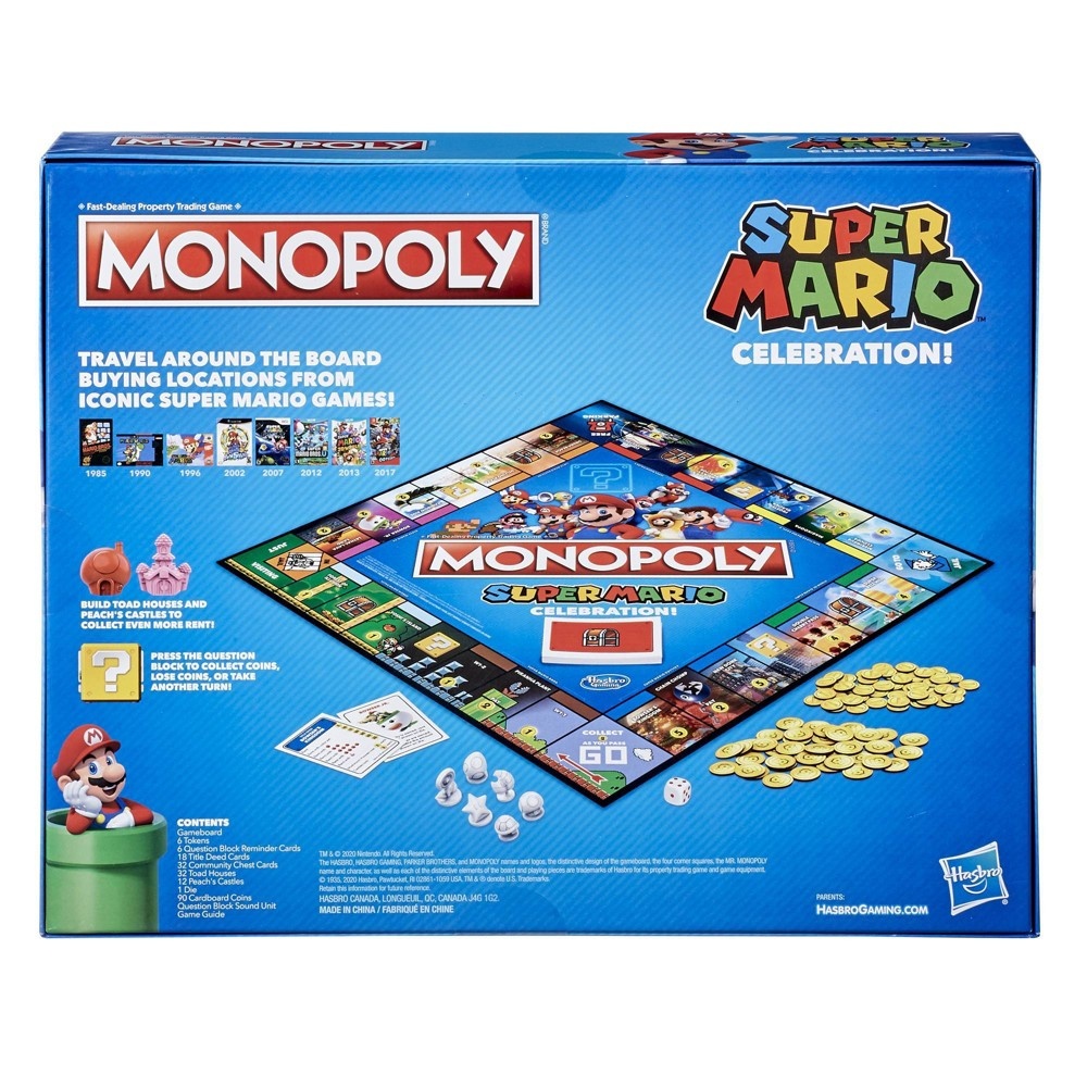 slide 4 of 14, Monopoly Super Mario Celebration Edition Board Game, 1 ct