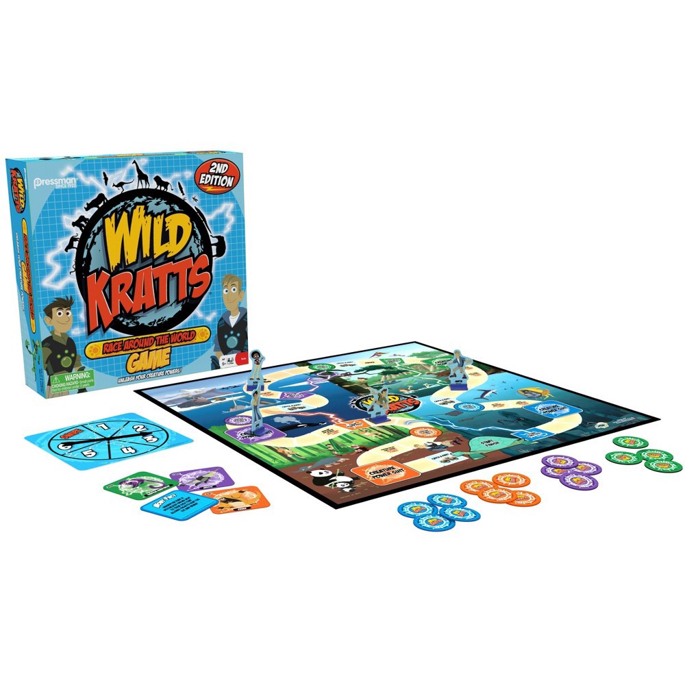 Pressman Wild Kratts Race Around the World Board Game 1 ct Shipt