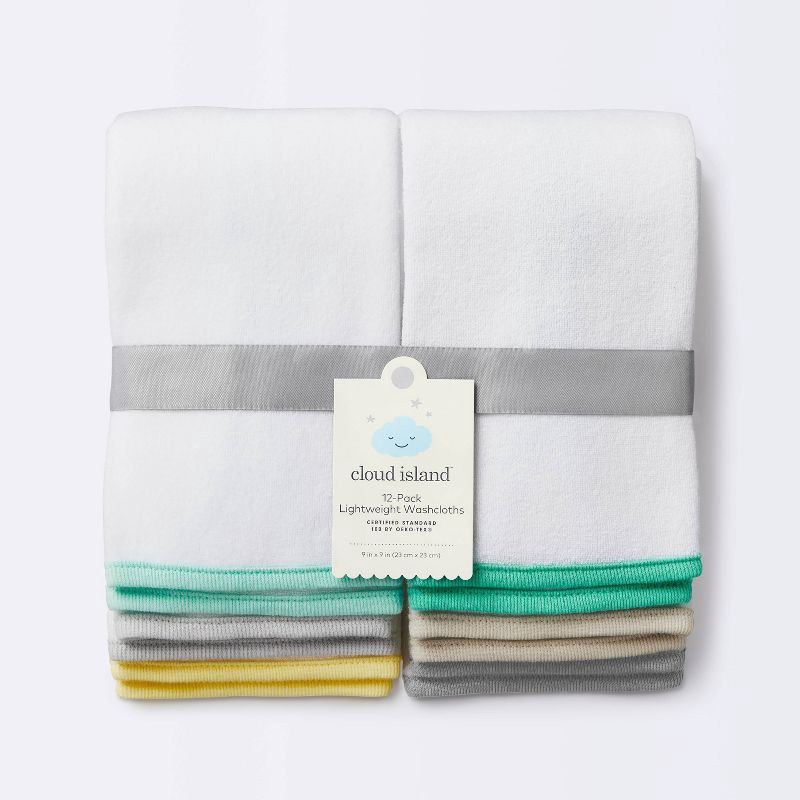 Terry Washcloth 5-Pack in Cloud