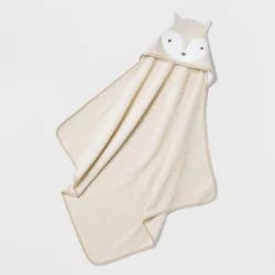 Baby Boys' Fox Hooded Bath Towel Set - Cloud Island Brown