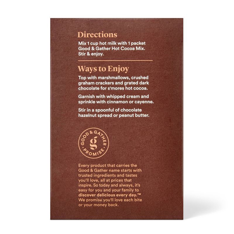 slide 3 of 6, Double Chocolate Flavored Hot Cocoa Mix - 8oz - Good & Gather™, 8 oz