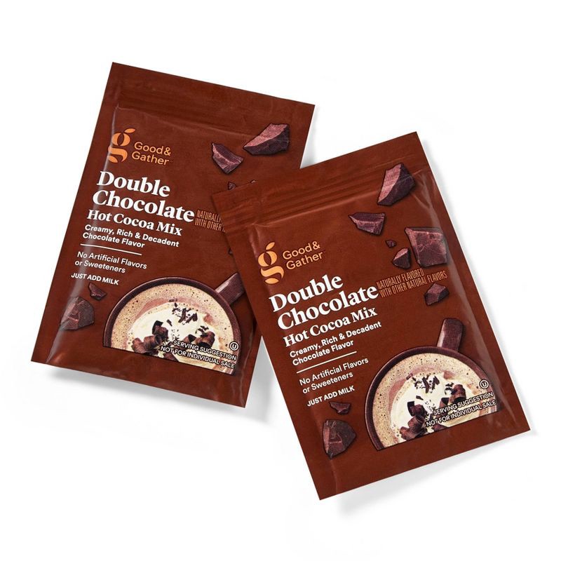 slide 4 of 6, Double Chocolate Flavored Hot Cocoa Mix - 8oz - Good & Gather™, 8 oz