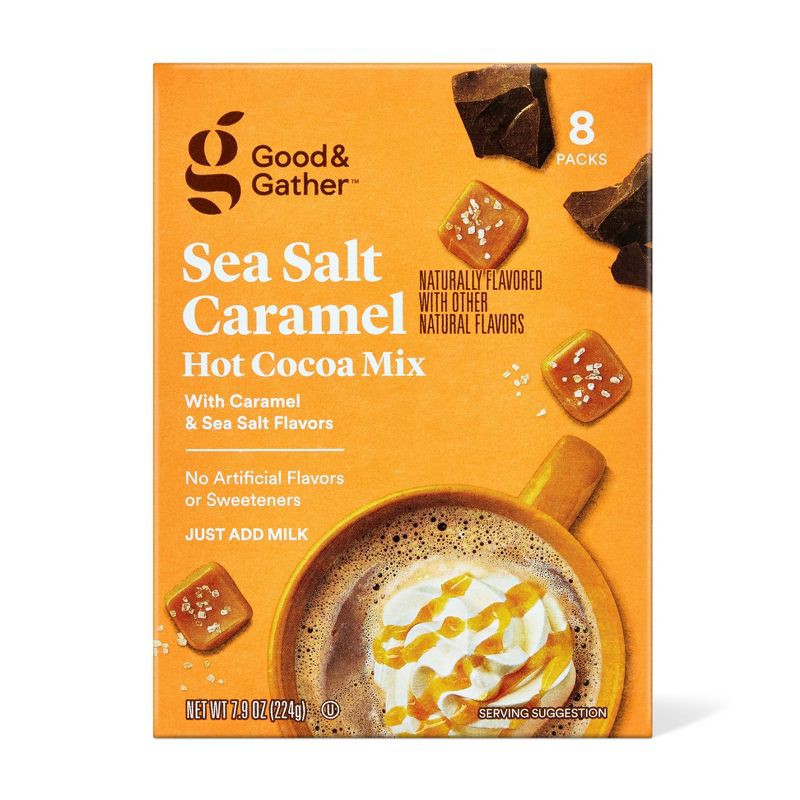 slide 1 of 5, Sea Salt Caramel Hot Cocoa Mix - 8oz - Good & Gather™, 8 oz
