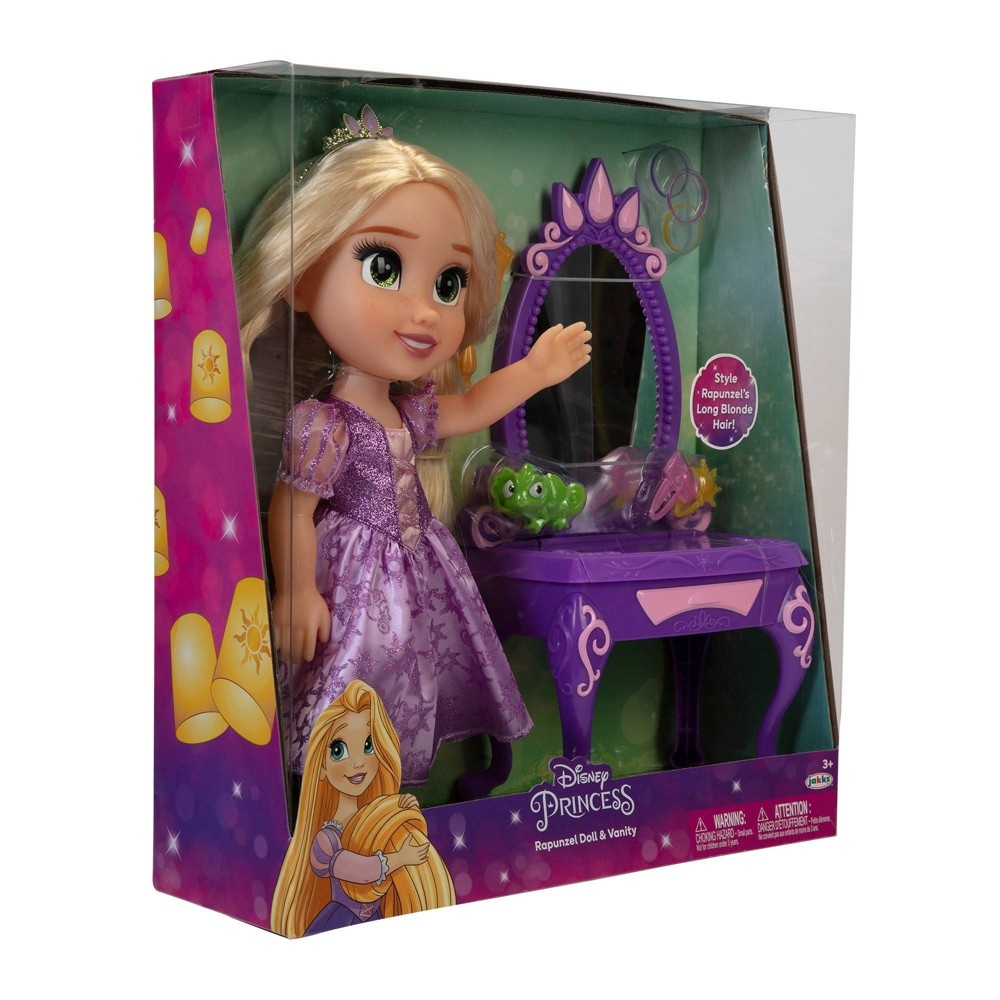 slide 7 of 9, Disney Princess Rapunzel Doll with Vanity, 1 ct