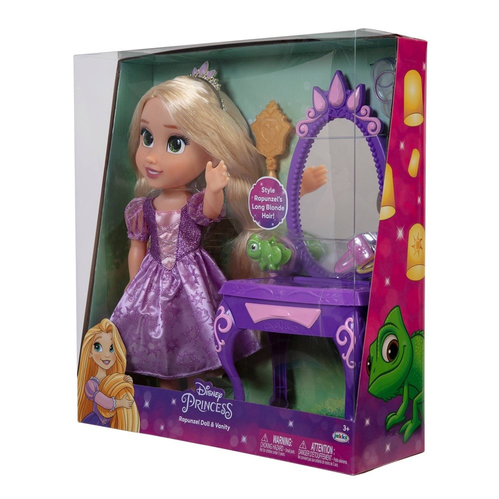 slide 8 of 9, Disney Princess Rapunzel Doll with Vanity, 1 ct