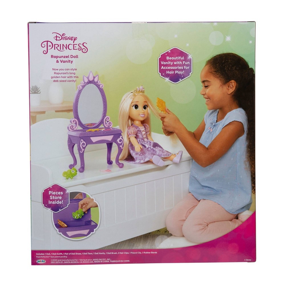 slide 9 of 9, Disney Princess Rapunzel Doll with Vanity, 1 ct