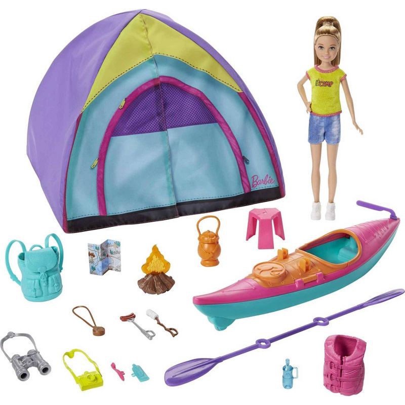 slide 5 of 6, Barbie Team Stacie Summer Camp Playset, 1 ct