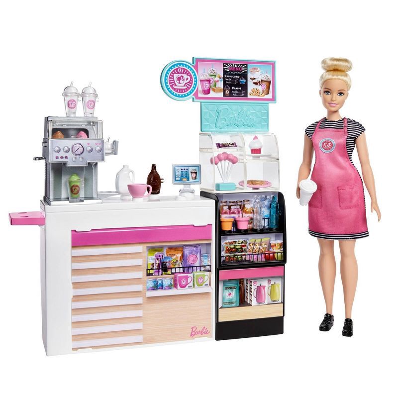 slide 1 of 6, Barbie You Can Be Anything Coffee Shop Playset, 1 ct