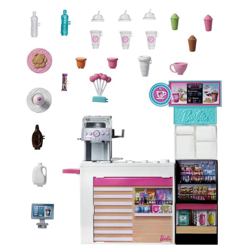 slide 5 of 6, Barbie You Can Be Anything Coffee Shop Playset, 1 ct