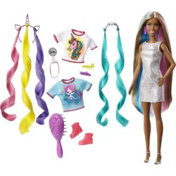 Barbie Fantasy Hair Doll - Mermaid and Unicorn Looks