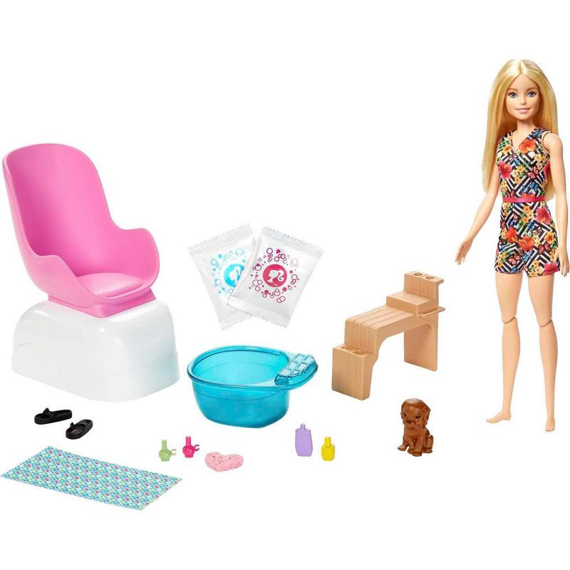 slide 1 of 6, Barbie Mani/Pedi Spa Playset, 1 ct