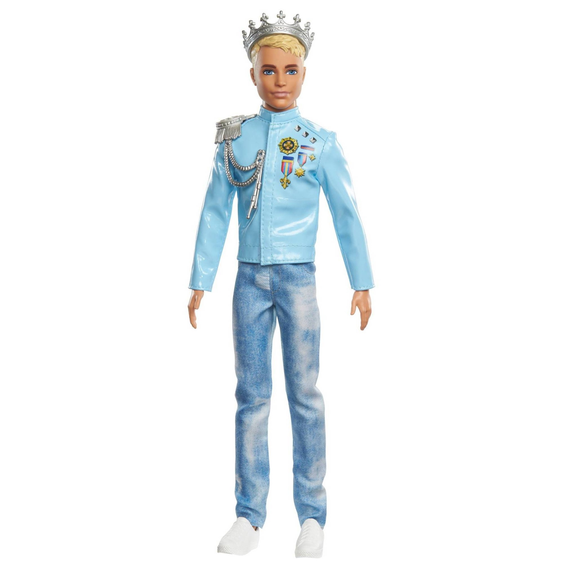 slide 1 of 6, Barbie Princess Adventure Prince Ken Doll, 1 ct