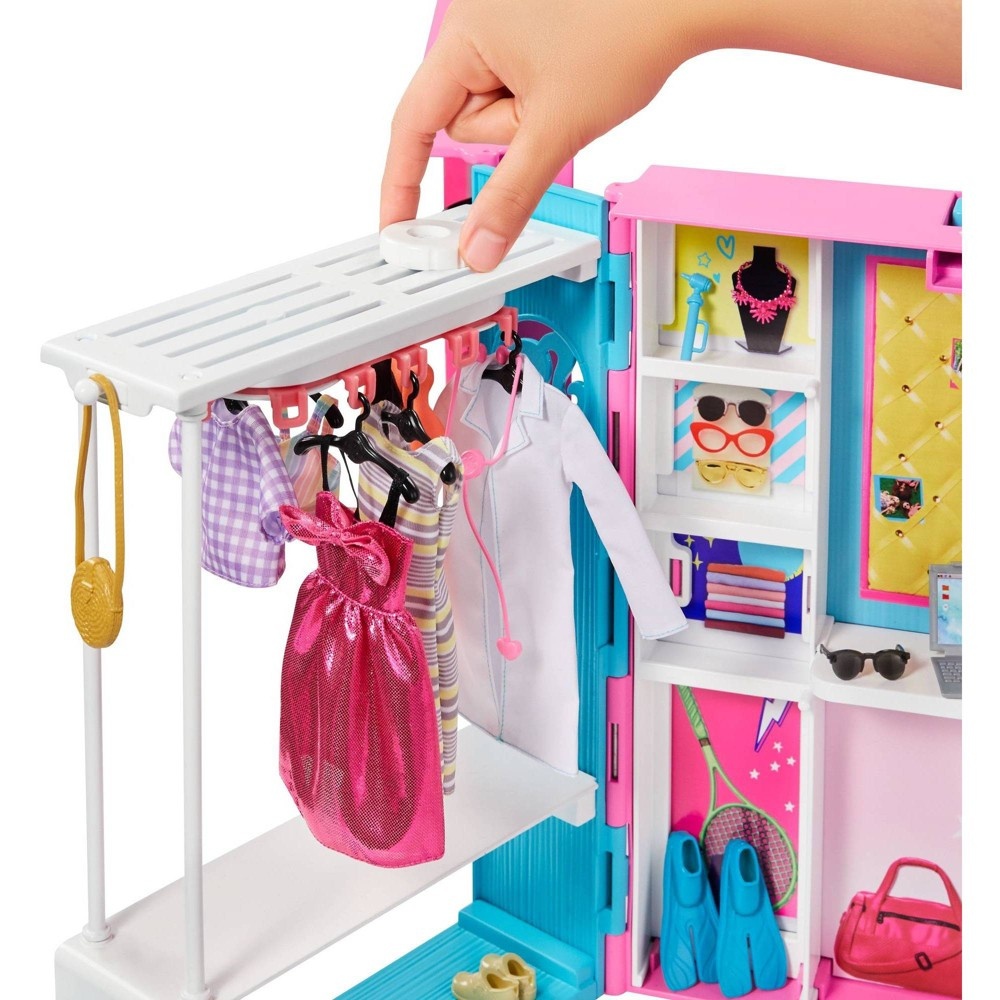 slide 3 of 6, Barbie Dream Closet Playset, 1 ct