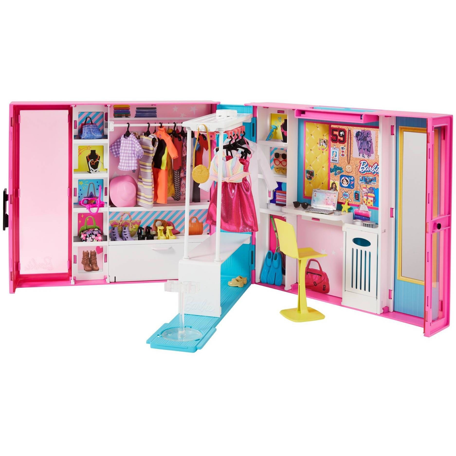 slide 1 of 6, Barbie Dream Closet Playset, 1 ct