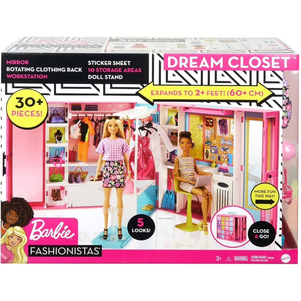 slide 6 of 6, Barbie Dream Closet Playset, 1 ct