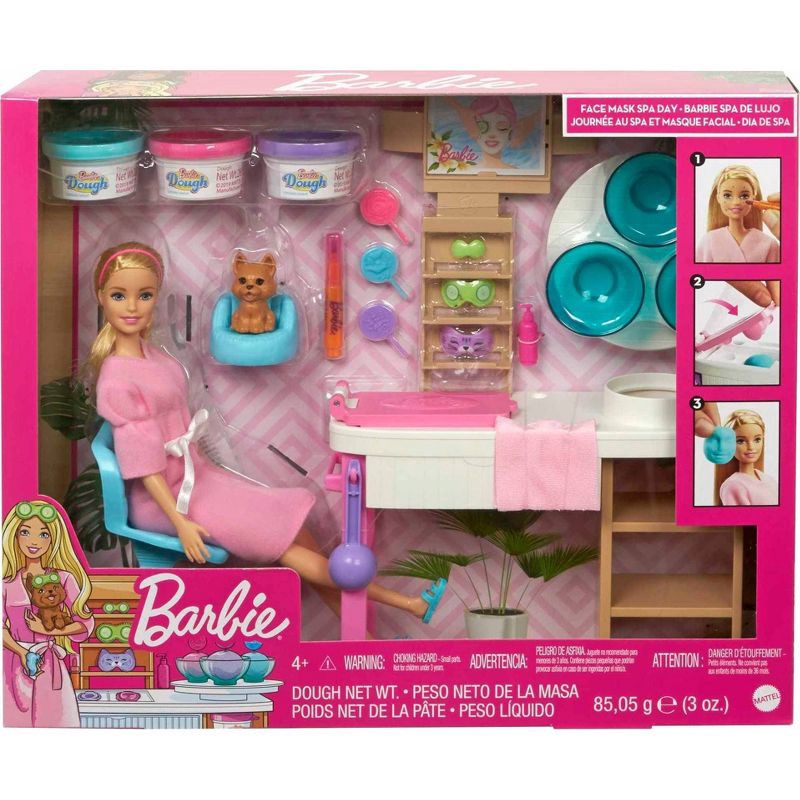 slide 6 of 6, Barbie Spa Day Face Mask Playset, 1 ct