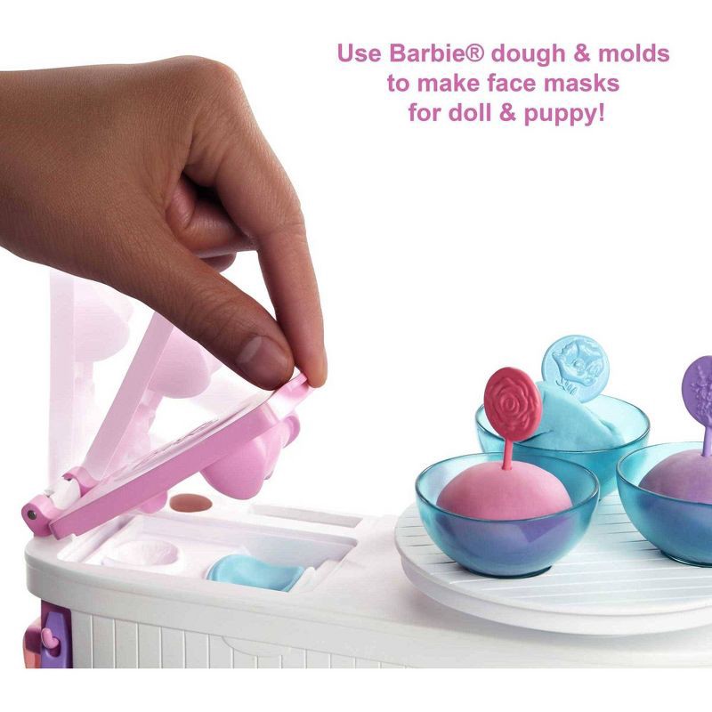 slide 3 of 6, Barbie Face Mask Spa Day Playset, 1 ct