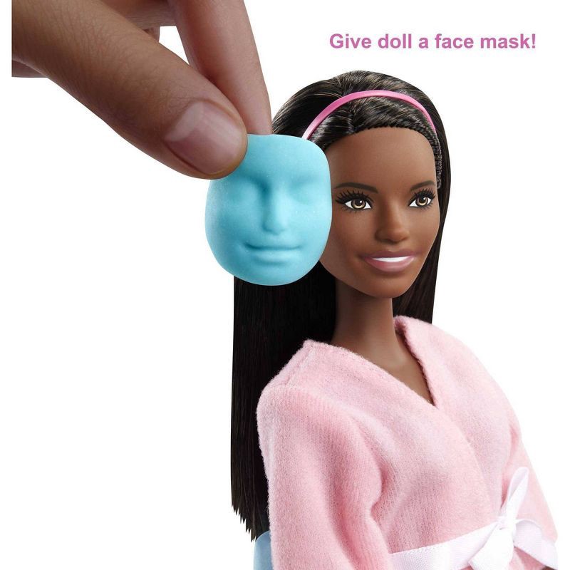 slide 4 of 6, Barbie Face Mask Spa Day Playset, 1 ct