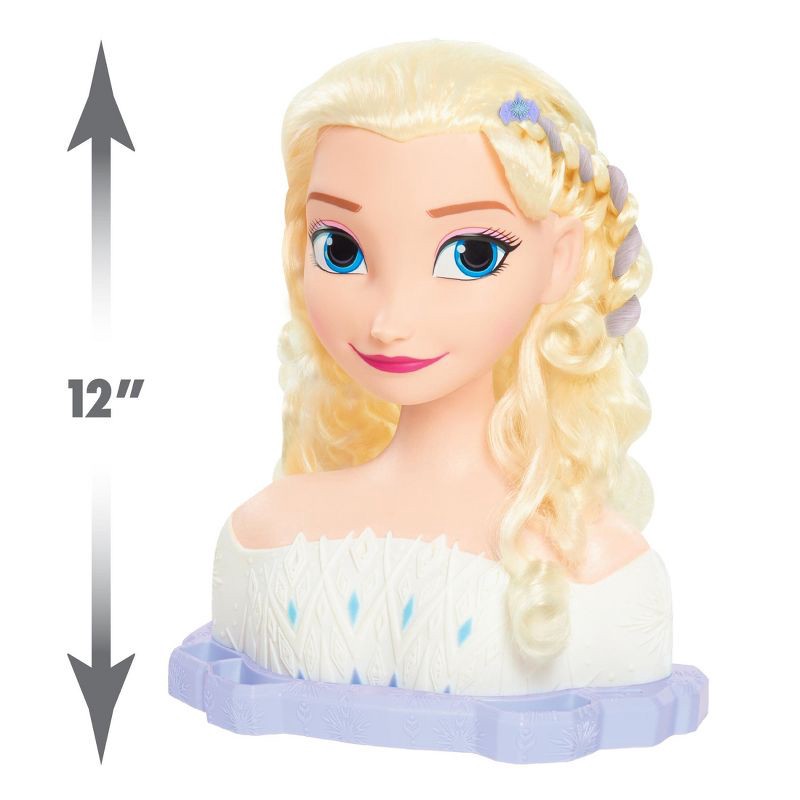 slide 6 of 9, Disney Frozen 2 Deluxe Elsa the Snow Queen Styling Head 17pc, 17 ct