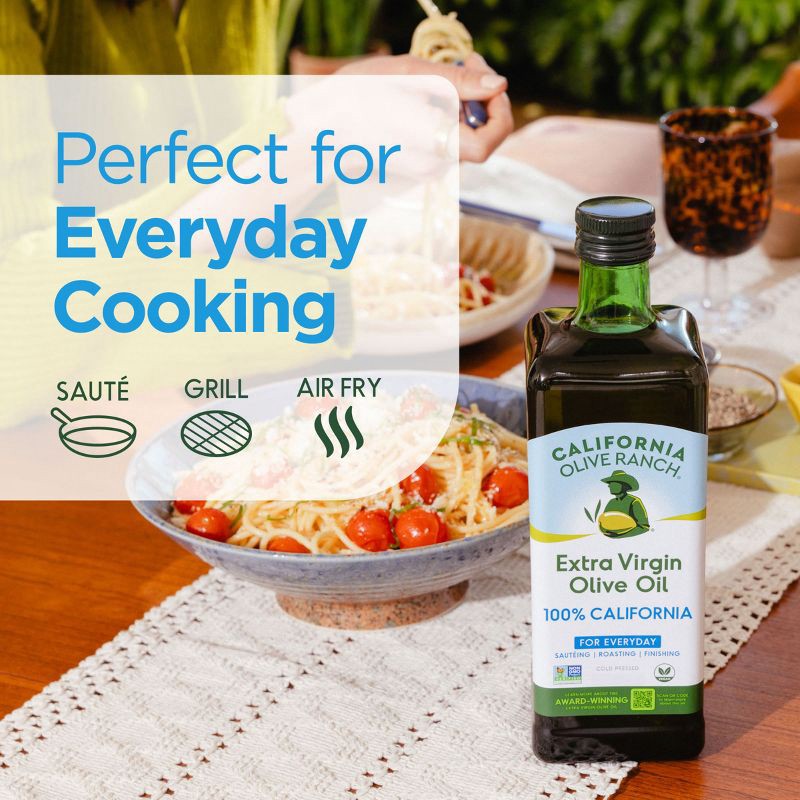 slide 4 of 8, California Olive Ranch 100% CA Extra Virgin Olive Oil - 25.4 fl oz, 25.4 fl oz