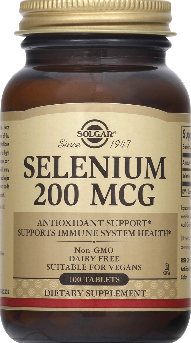 slide 3 of 7, Solgar Selenium 200 mcg Tablets, 100 ct