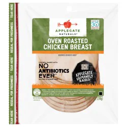 Applegate Naturals Oven Roasted Chicken Breast Sliced, 7oz