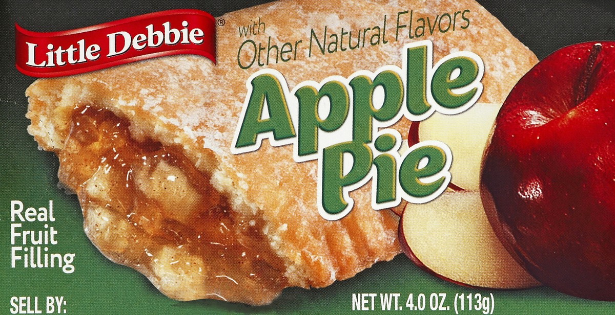 slide 3 of 4, Little Debbie Apple Pie, 4 oz