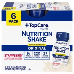 TopCare Strawberry Adult Nutrition Shake-Topcare Nutrisure