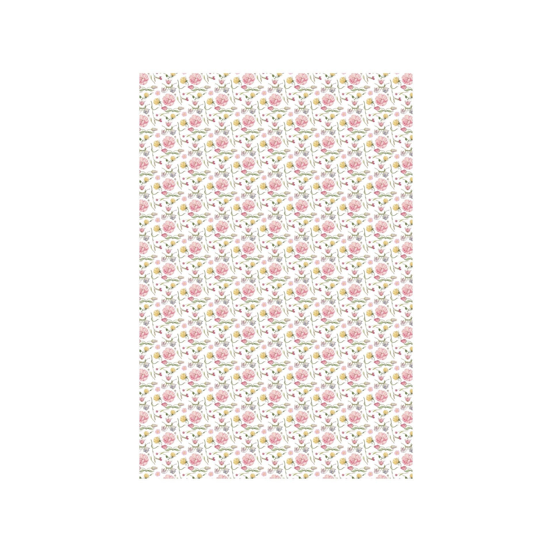 slide 2 of 2, Miniature Pink Floral Floor & Wall Covering By Make Market, 11.5 in x 17 in