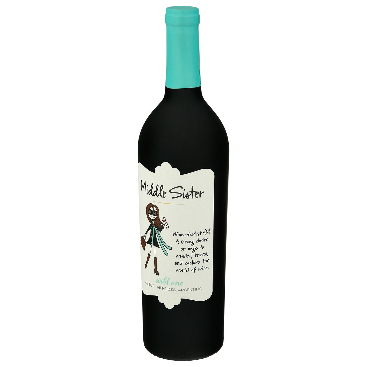 slide 3 of 10, Middle Sister Wines Non-Vintage Wild One Malbec, California, 750ml, 750 ml