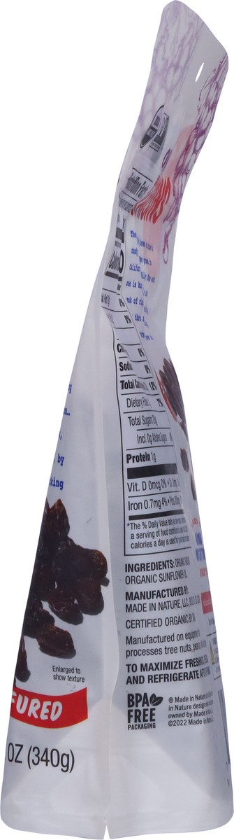 slide 4 of 9, Made in Nature Organic Unsulfured Raisins 12 oz, 12 oz