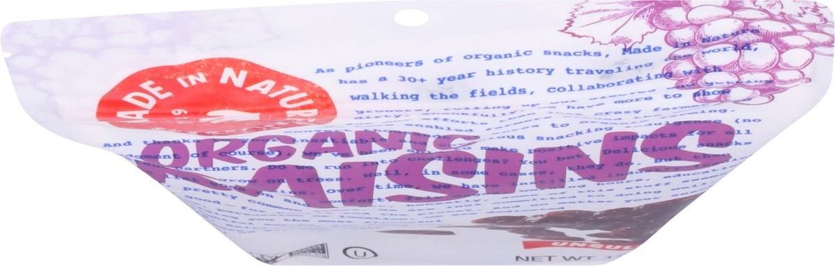 slide 9 of 9, Made in Nature Organic Unsulfured Raisins 12 oz, 12 oz