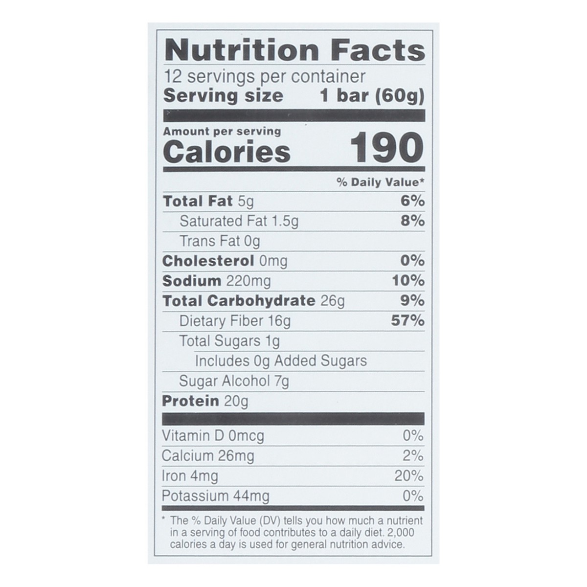 slide 9 of 9, No Cow Peanut Butter Chocolate C1hip Protein Bar 12 - 2.12 oz Bars, 12 ct