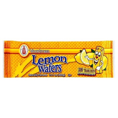 slide 1 of 1, Voortman Bakery Lemon Brick Wafers, 14.1 oz