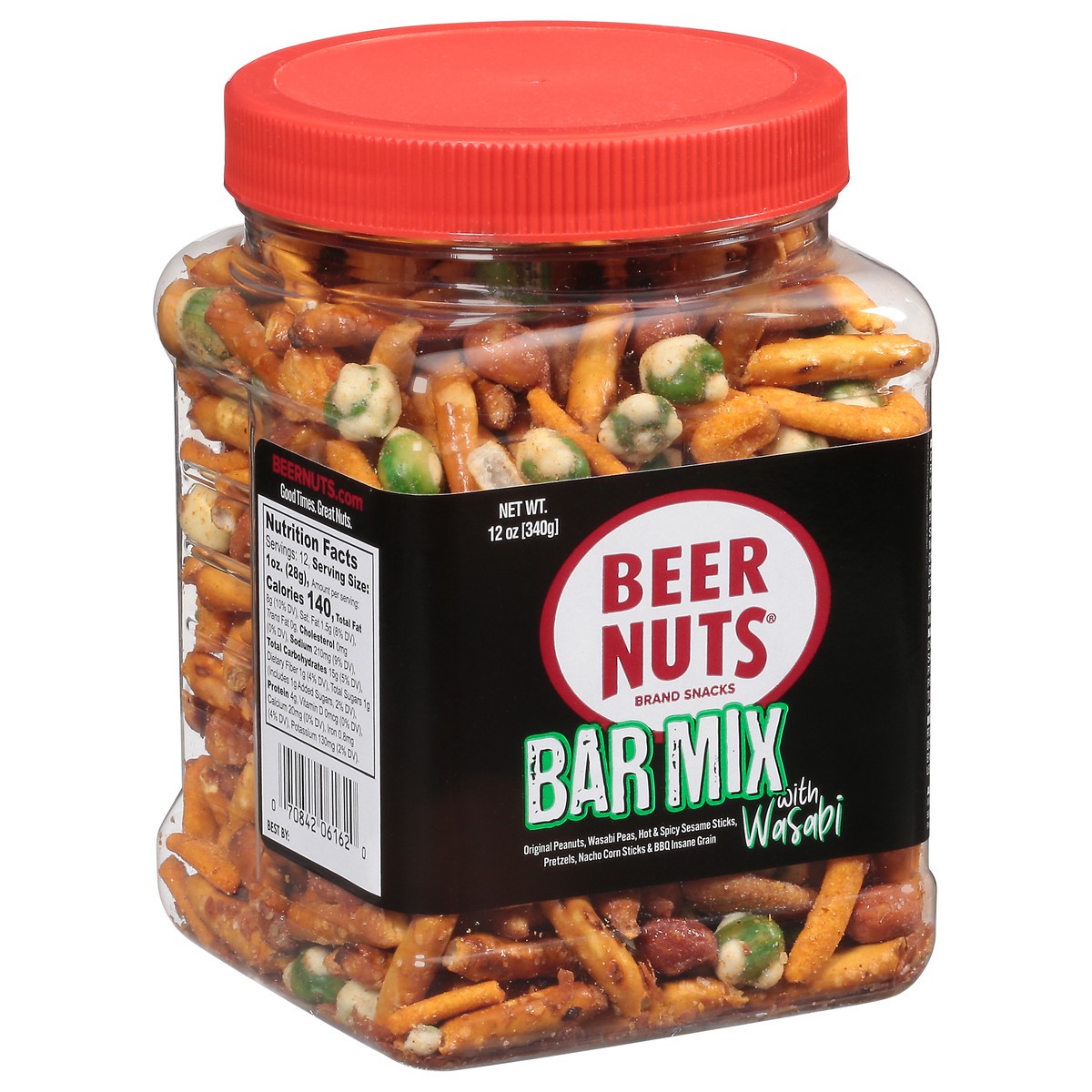 slide 2 of 9, BEER NUTS Hot Bar Mix, 12 oz